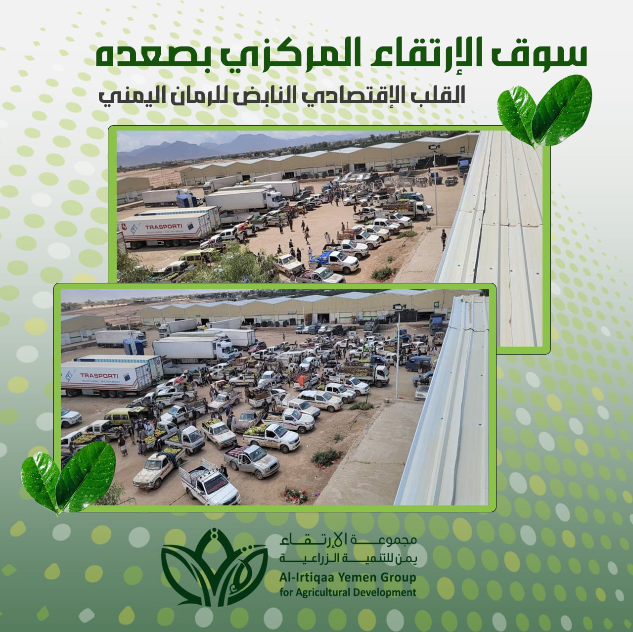 سوق الإرتقاء المركزي بصعده  القلب الاقتصادي النابض للرمان اليمني